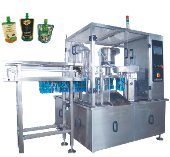 Fruit Juice Doypack Pouch Packing Machine with Suction Nozzle
