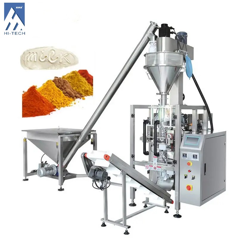 High Accuracy Auger Screw Weighing And Filling Seasonin Powder packing machinepo