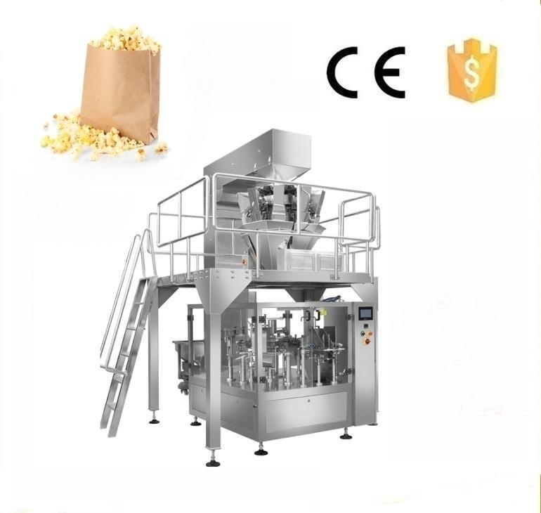 Microwave Popcorn Bag Rotary Packaging machine