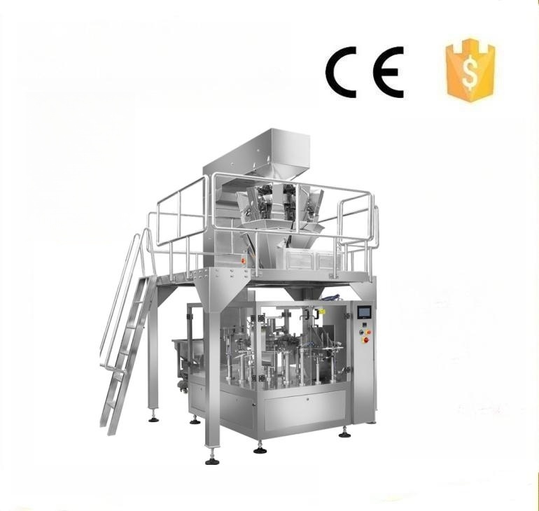 Combination 14 heads weigher with bag packing machines
