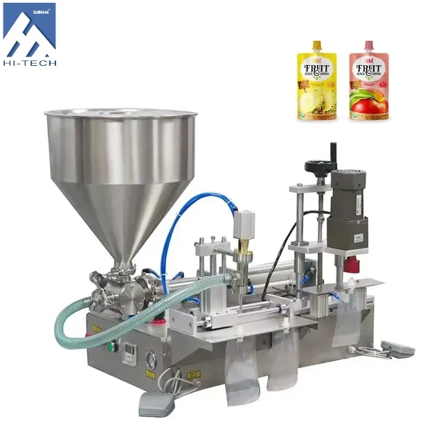 Semi Auto Manual Bottle Cream Filling Machine For Cream And Gel