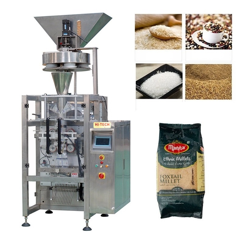 Popcorn/nuts packing machine with volumetric cup