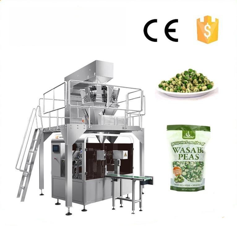 Automatic open mouth peans bag packing machine